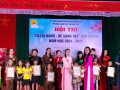 Hội thi “Cô tài năng, bé sáng tạo” cấp huyện năm học 2024-2025.